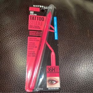 Maybelline New York Tattoo Studio LIMITED EDITION Ultra Pink Liner NWT
